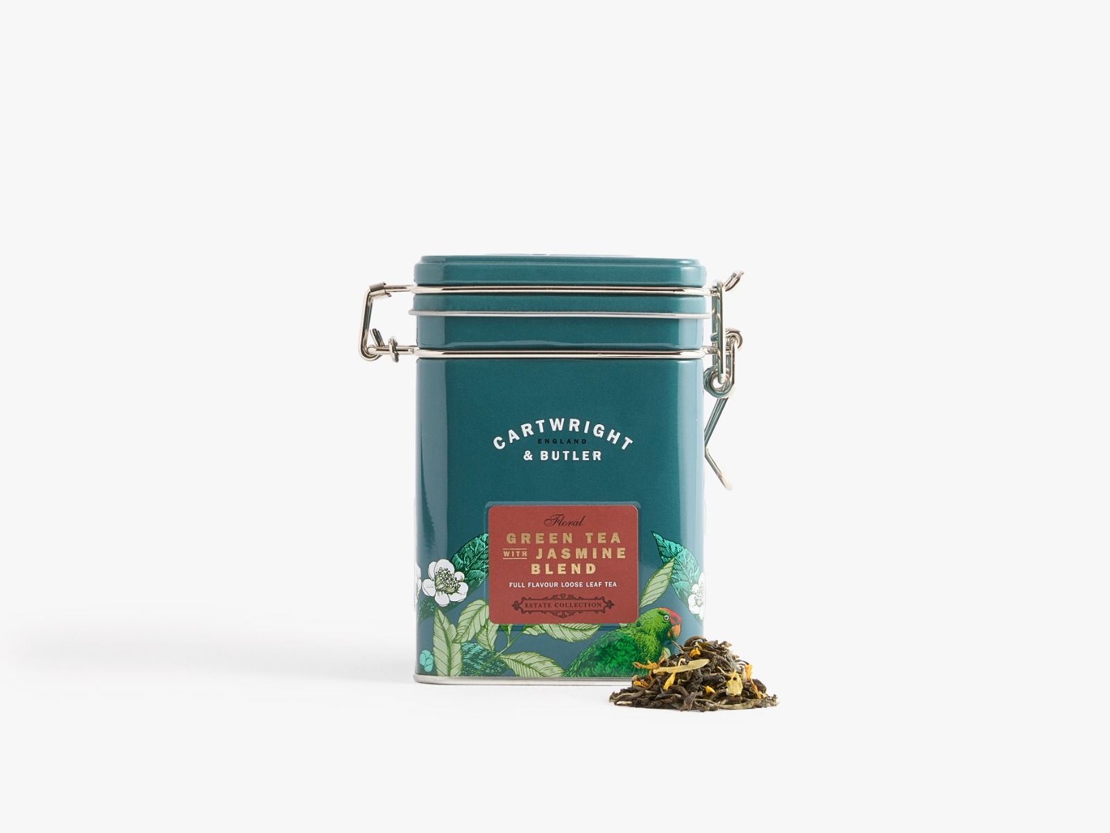 Green Tea & Jasmine Blend Loose Leaf Tea in Caddy